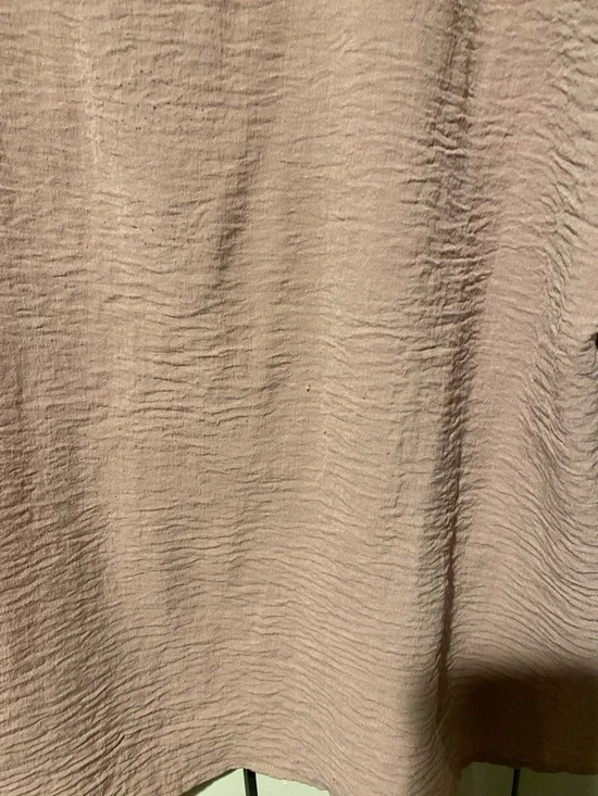 Relaxed Scoop Neck Women's Top in Dusty Rose - Picture 3 of 4